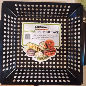 Cuisinart 11×11 non stick  grill wok
